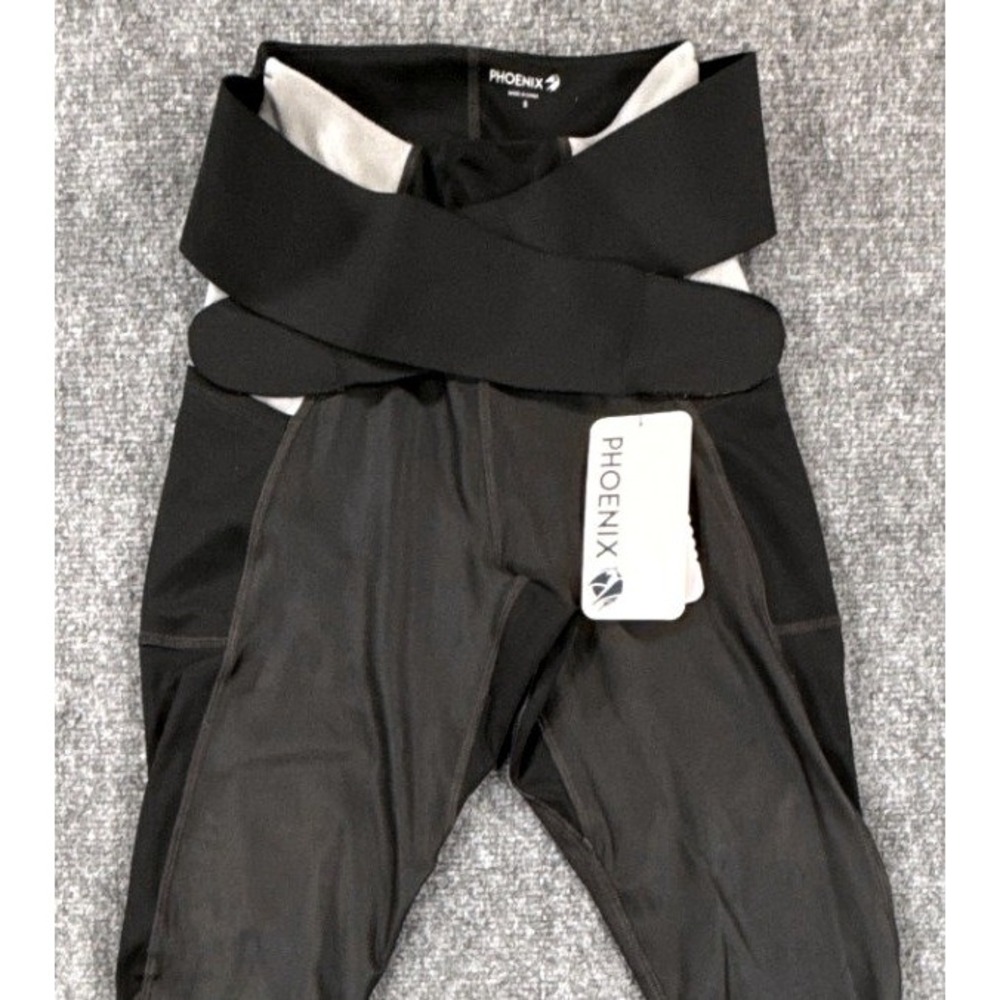 Phoenix Prague Train Strong Leggings Black Waist Training Compression Small NWT